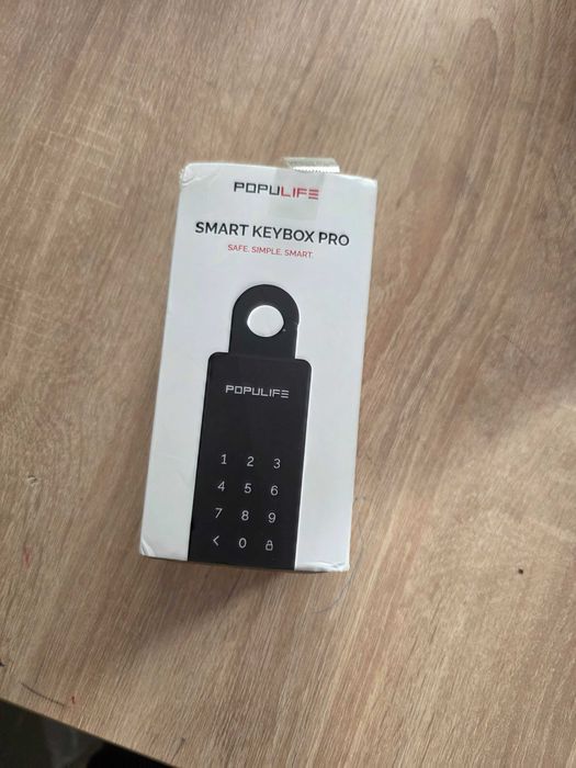 Cutie de chei inteligente Populife, cutie de chei exterioare securizată wireless, cutie de chei electronice Bluetooth și mai multe tipuri de coduri