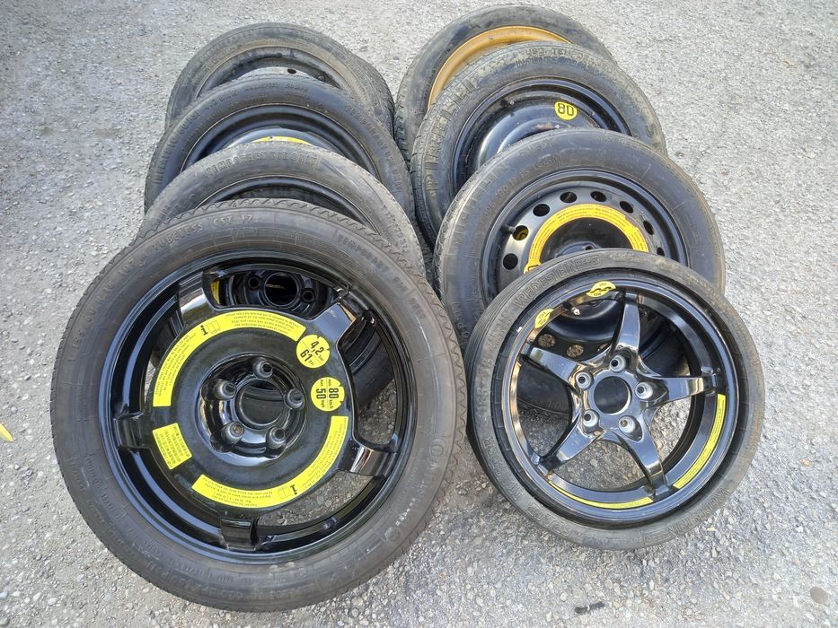 Резервна гума, патерица, патерици 5х112/16 17 18 5х100 4х100 4х108 5х1