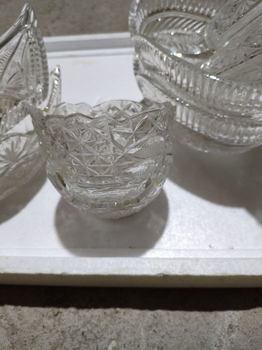 Советский хрустальный посуды
