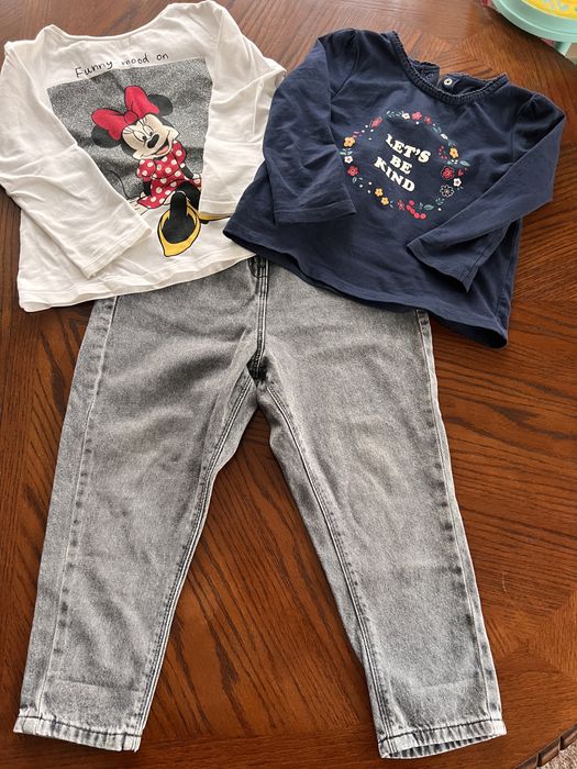 платья, джинсы, рубашки для девочки на 2-5 лет