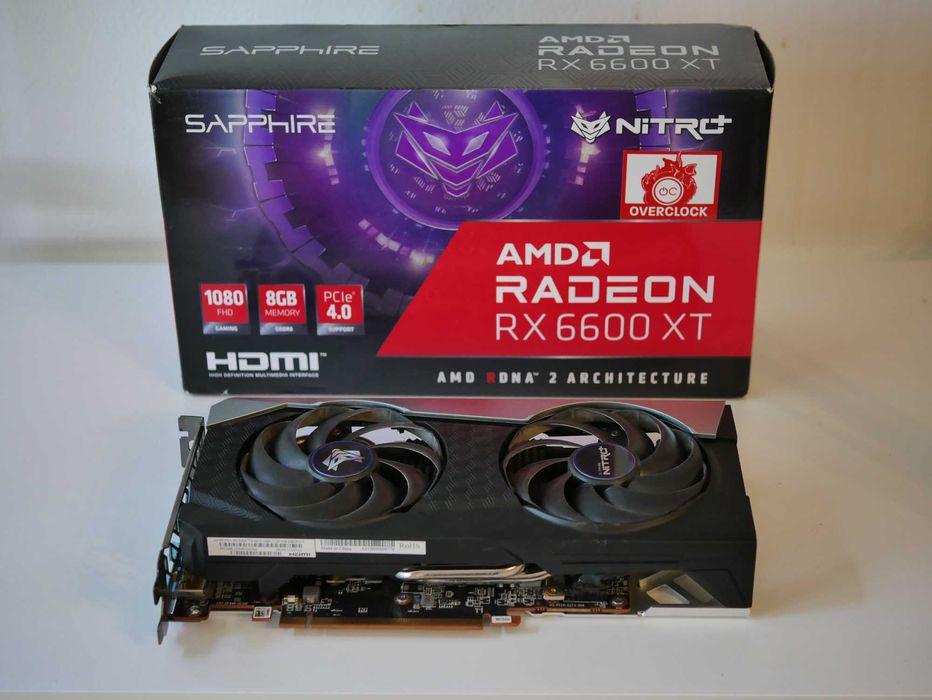 Sapphire Nitro+ AMD Radeon RX 6600 XT Overclocked 8GB GDDR6 128 bits