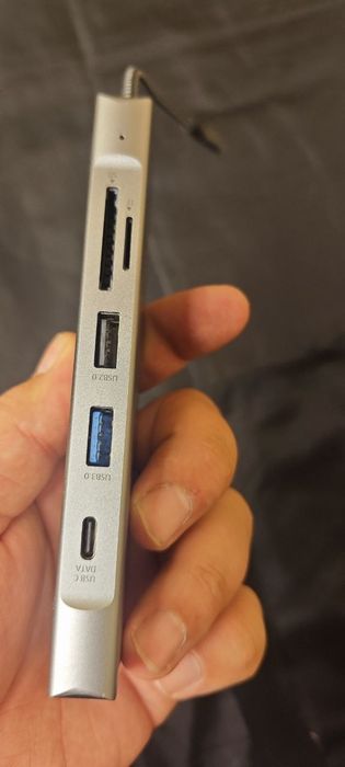 Type c hub с местом под ssd