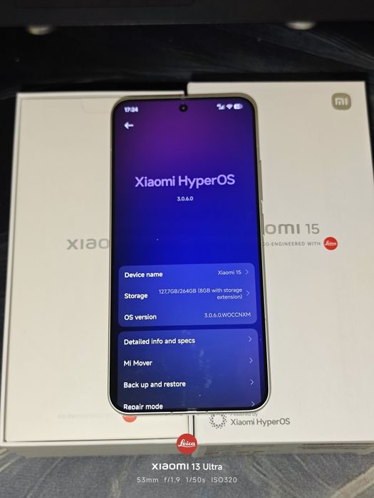 Xiaomi 15 белый новый