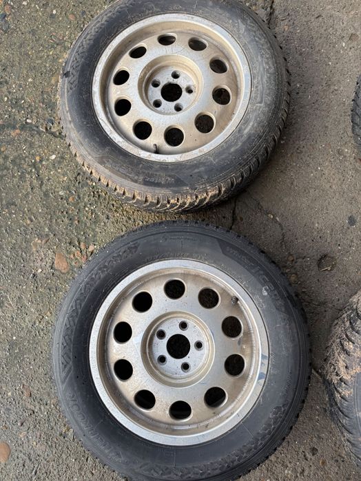 Шайби 15-ки 5х100 с чисто нови гуми