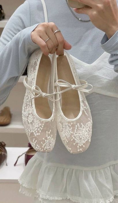 Новые балетки с бантиком