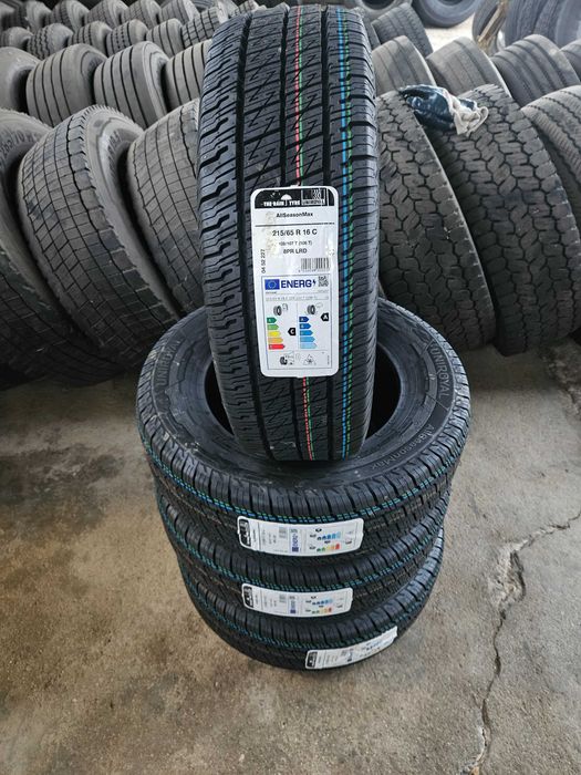 4 Нови бусови гуми 215/65 R16C Uniroyal AllSeasonMax 109T 8PR DOT4024