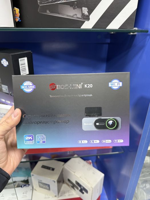 BOS-MINI K20 videoregistrator (2K, Wi-Fi)
