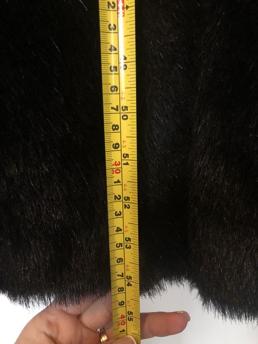 Palton lung din blana naturala