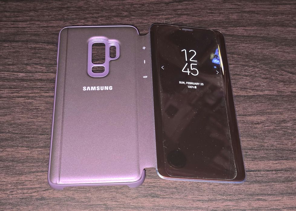Husa flip smart activa originala Samsung Clear View Standing Cover Galaxy S9+ S9 Plus G965