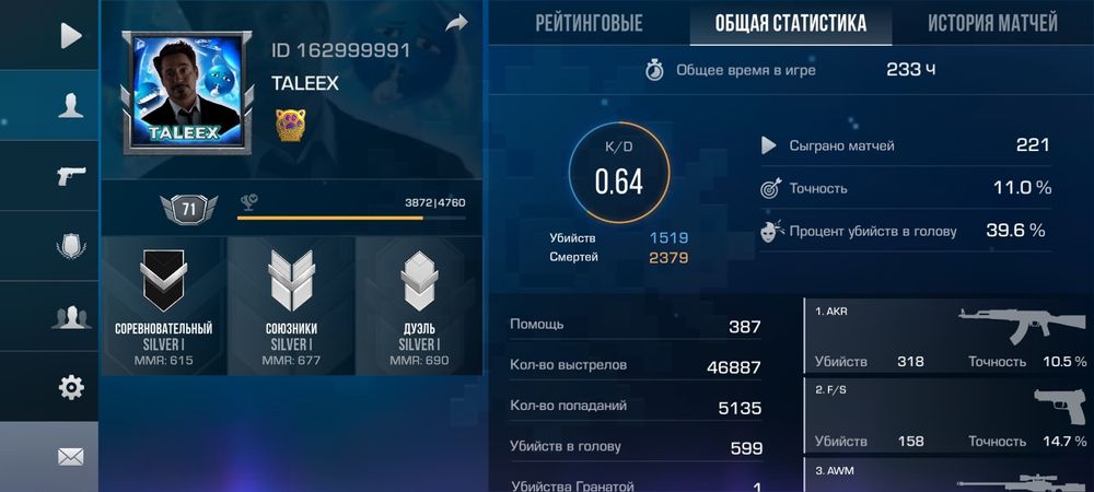 Аккаунт стендов 2