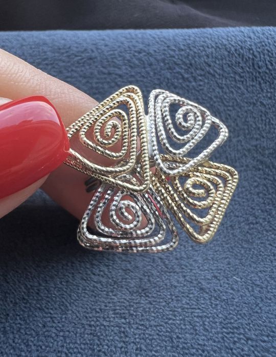 Кольцо золотое 585