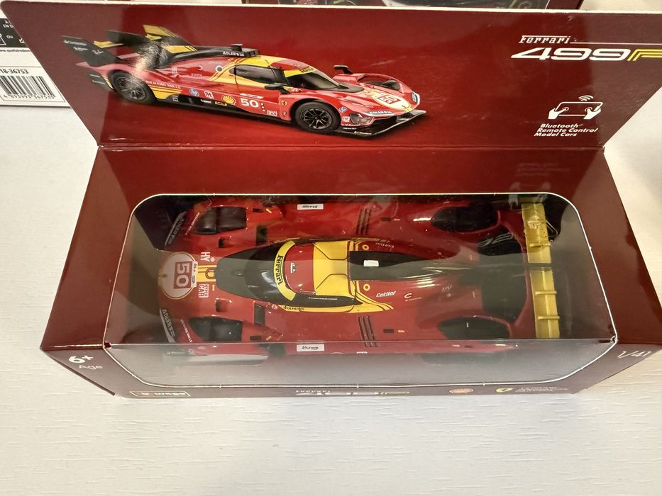 Shell количка Ferrari 499P най-нова колекция неотваряна
