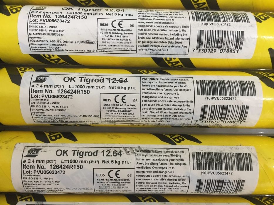 Присадочный пруток ESAB OK Tigrod 12.64