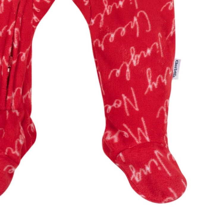 Флисовый бодик слип пижама