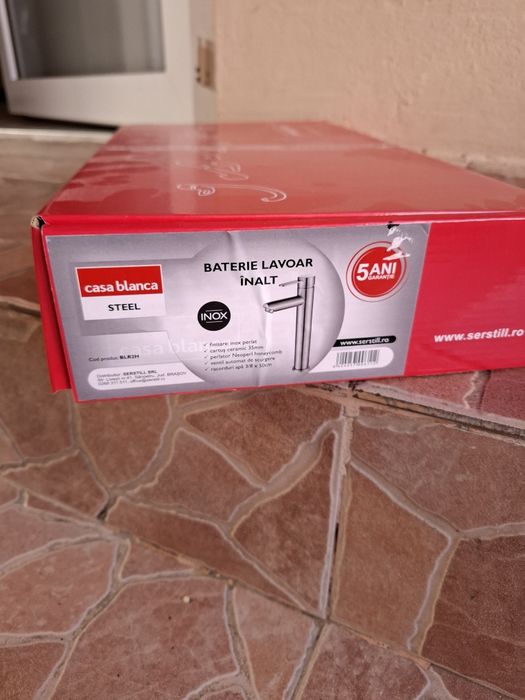 Baterie lavoar si lavoar marmura compozit