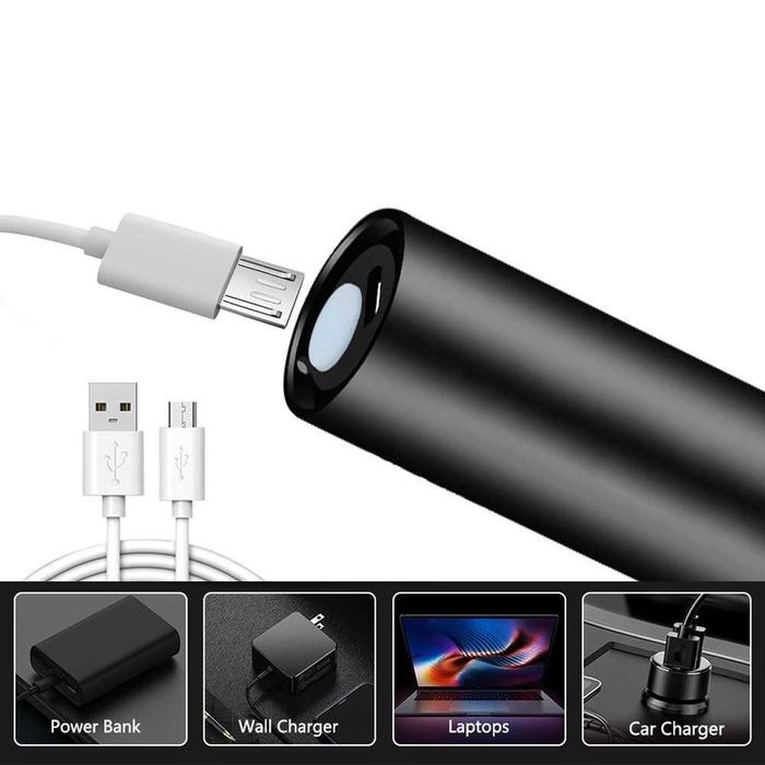 UV фенер 365nm за проверка на хартиени пари, документи, камъни