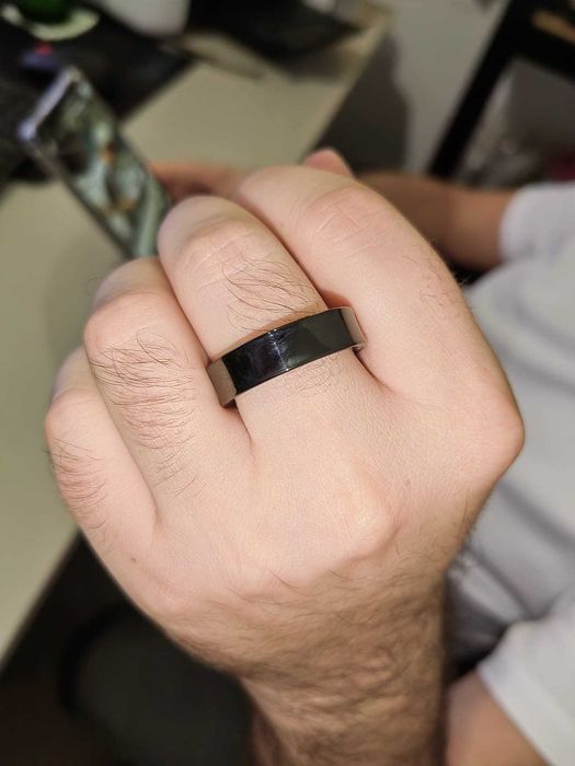 Inel inteligent smartring VALA Q9 Premium masura 13, culoare neagra