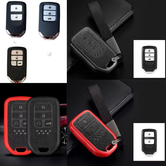 Велурен калъф за ключ Honda Hrv Civic Accord CR-V CRV HR-V