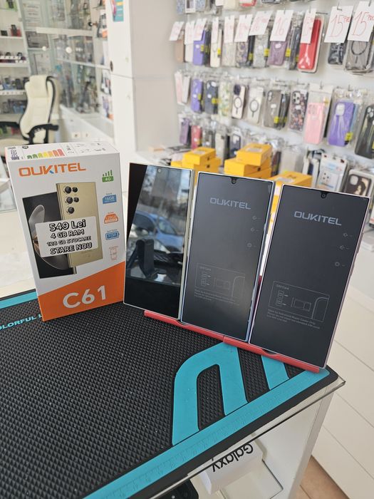Oukitel C61, 4/128 GB, Nou, 2 ani garanție