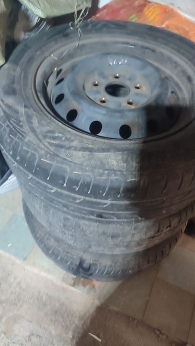 Железный диск с покрышкой