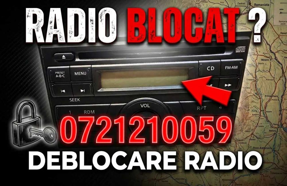 Decodare Radio Auto Universala 24/7 WhatsApp - Cod Deblocare Radio Mercedes Becker Blaupunkt Sony Toyota Nissan 5 Min