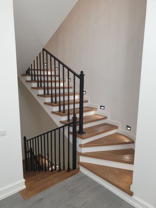 Перила в стиле хайтек и лофт