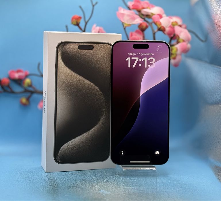 Apple iPhone 15 Pro Max, 256GB, 5G, Natural Titanium + адаптер Apple