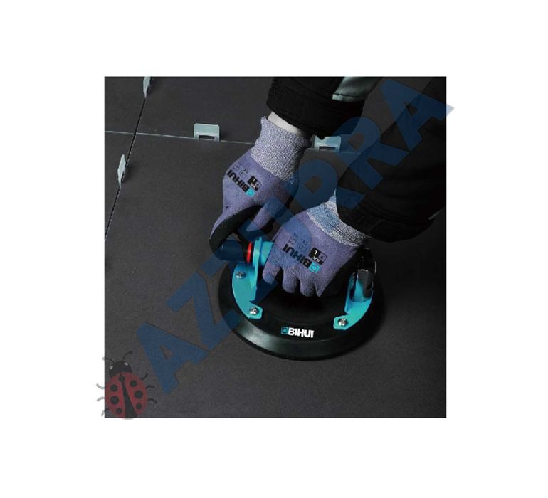 Sistem de fixare si ajustare cu 2 ventuze cu vaccum pt. placi ceramice
