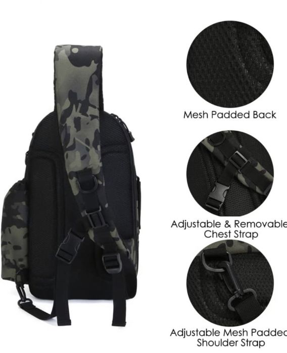 мъжка чанта за спининг Daiwа джобове за риболовни принадлежности