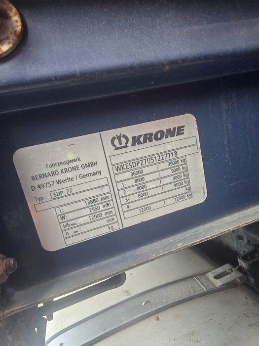 Vand ansamblu MAN 440 semiremorca  krone