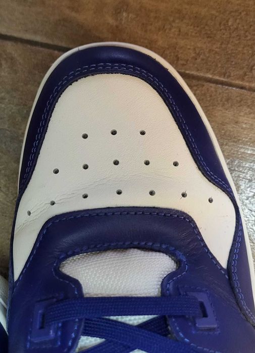 Adidași Tommy Jeans, alb-albastru, stare foarte buna, mărime 43