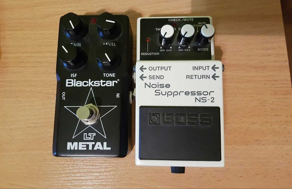 Гитарные педали Blackstar lt metal и Boss noise suppresor ns 2 (б/у)