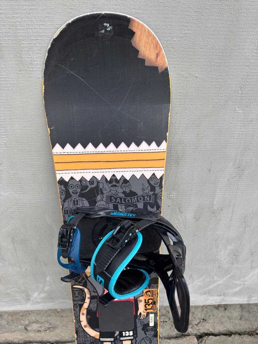 Placa snowboard Salomon JR 135cm+legaturi Salomon