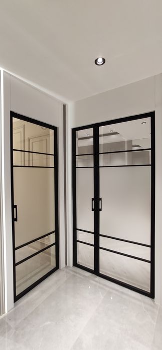 Лофт двери купе гармошка каскадные двери