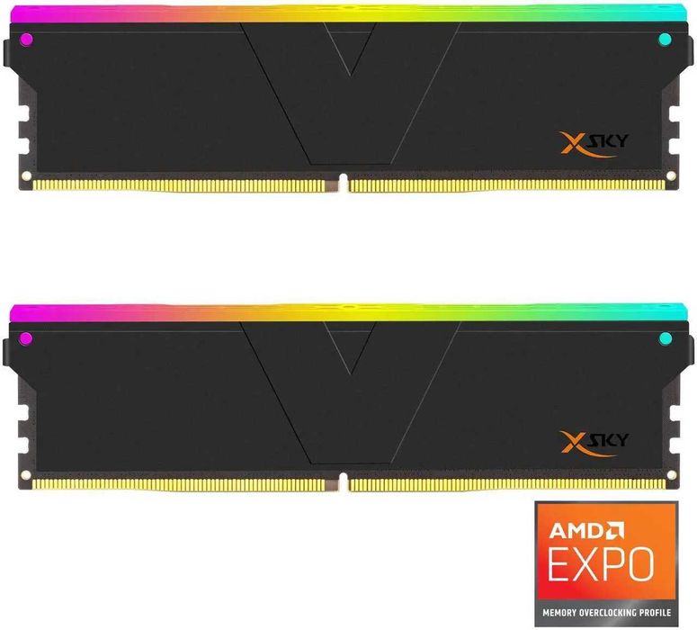 Оперативная память V-COLOR Manta XSky DDR5 32GB RGB  CL30