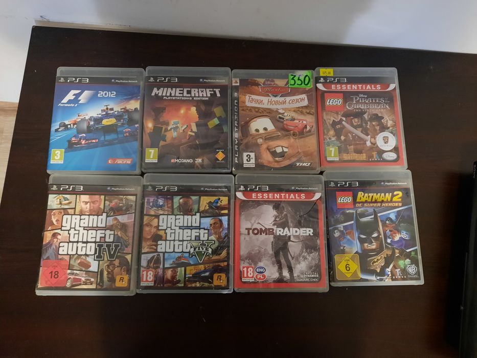 Playstation 3 super slim с 8 игри