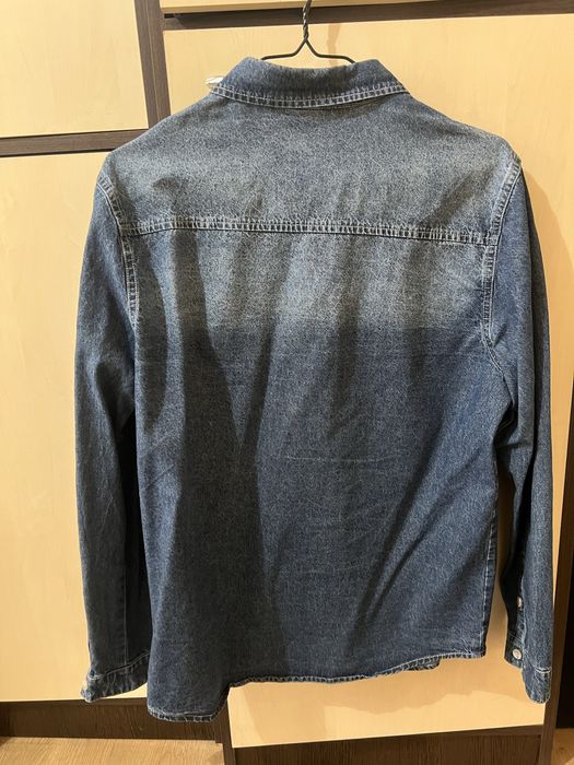 Camasa denim albastra