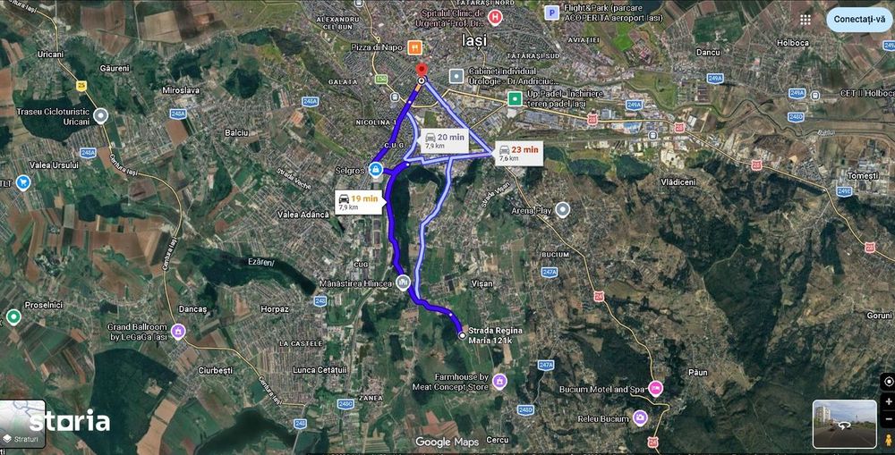 Teren intravilan in suprafata de 5.500mp , situat pe str.Regina Maria