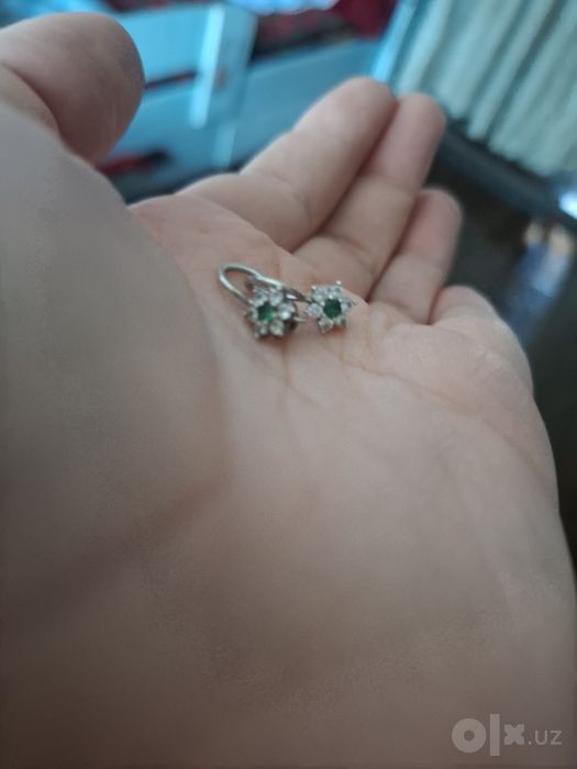 Серёжки из серебра