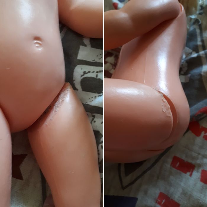 Кукла времен СССР (высота 50см)