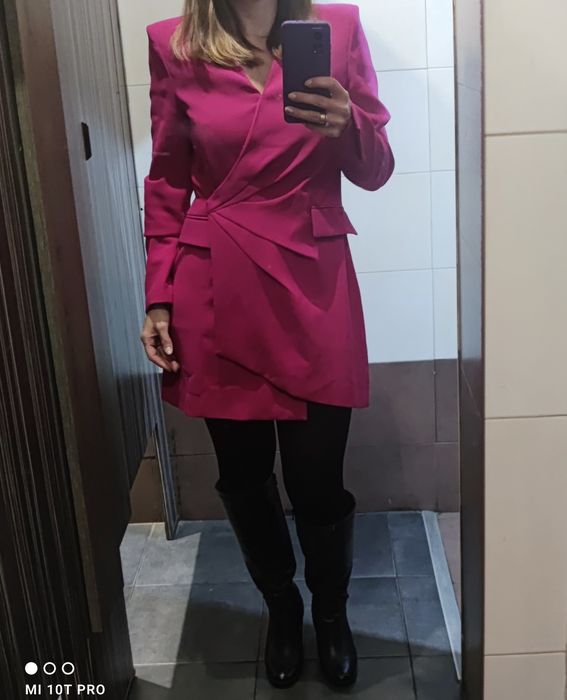 Рокля Zara /тип сако размер М