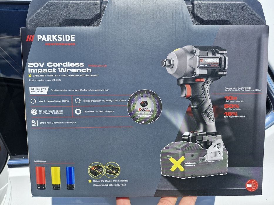 Гайковерт Parkside