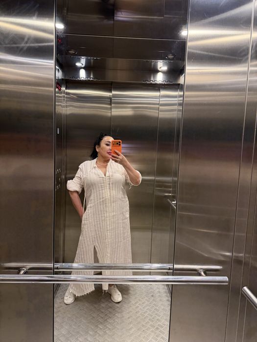 Летнее марокканское платье лен от Zara! Супер элегантно. Район Юбилейн