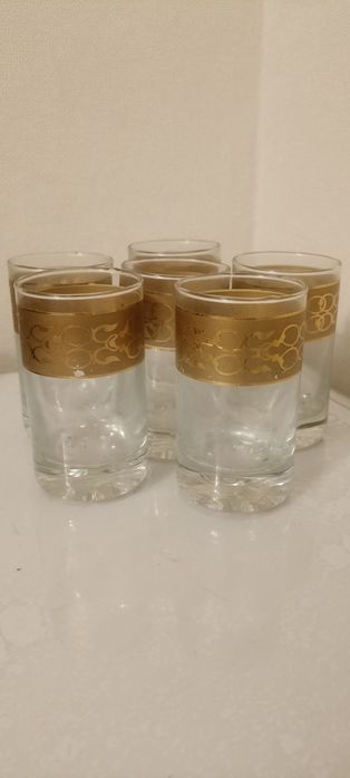 Стаканы 6 штук стекло