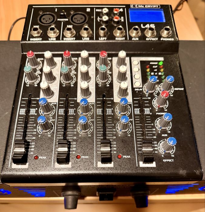 Mixer Mc CRYPT USB/SD & Amplificator Mc CRYPT & Boxe ARC 2 x 120W