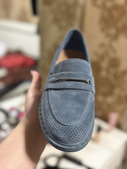 Лоферы турецкие замша