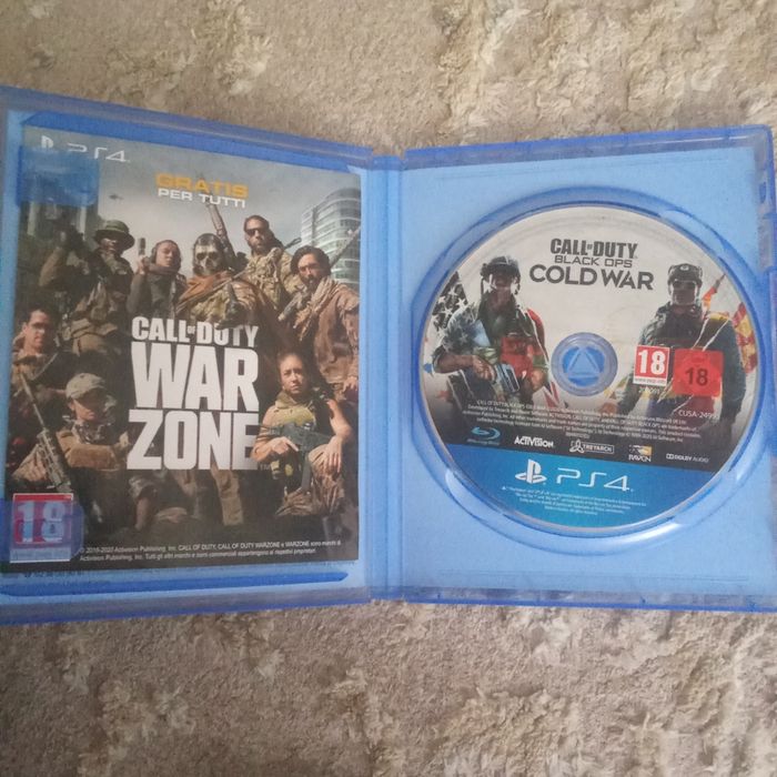 Продам диски COD black ops cold war и PVZ garden warfare