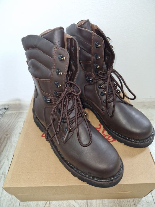 Bocanci piele naturala maro