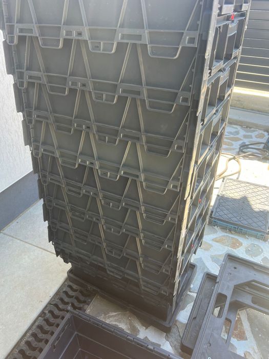 Cutie depozitare 600mm × 400mm × 360mm cu capac