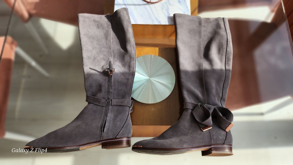 Cizme dama Ted Baker piele naturala antilopa